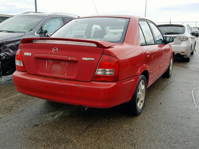 JM1BJ2215X0185812 - 1999 MAZDA PROTEGE ES RED photo 4