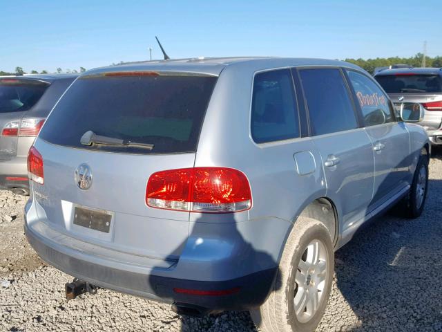 WVGZM77L76D046054 - 2006 VOLKSWAGEN TOUAREG 4. BLUE photo 4