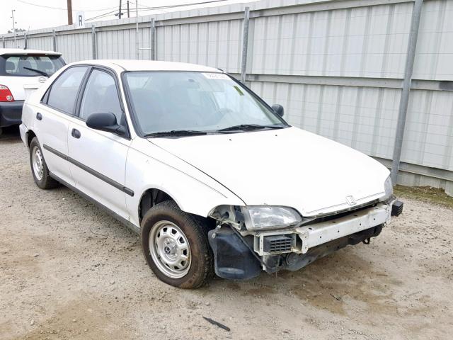 JHMEG8644NS018277 - 1992 HONDA CIVIC DX WHITE photo 1