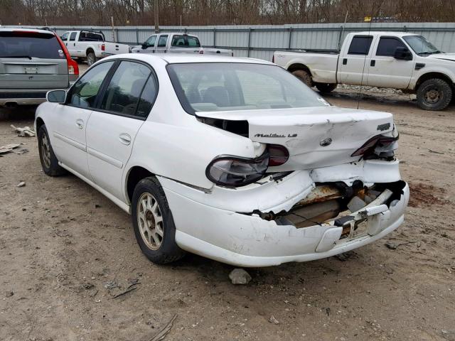 1G1NE52M3XY154999 - 1999 CHEVROLET MALIBU LS WHITE photo 3