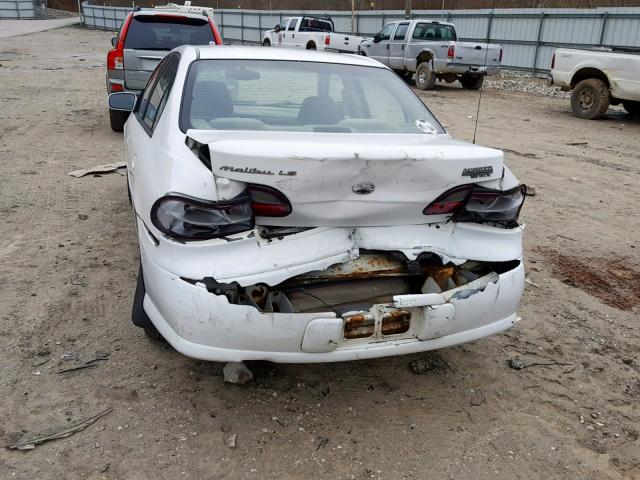 1G1NE52M3XY154999 - 1999 CHEVROLET MALIBU LS WHITE photo 9