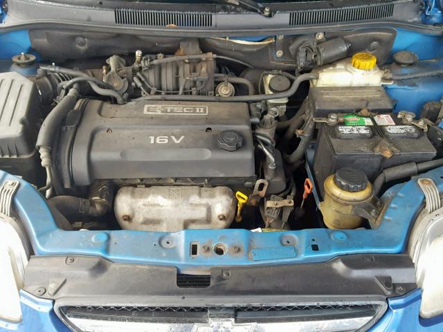 KL1TD52685B410550 - 2005 CHEVROLET AVEO BASE 蓝色 照片 7