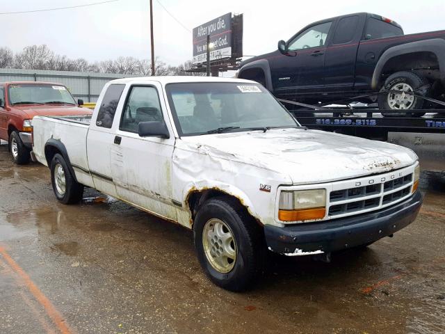 1B7GL23X5SW944063 - 1995 DODGE DAKOTA WHITE photo 1