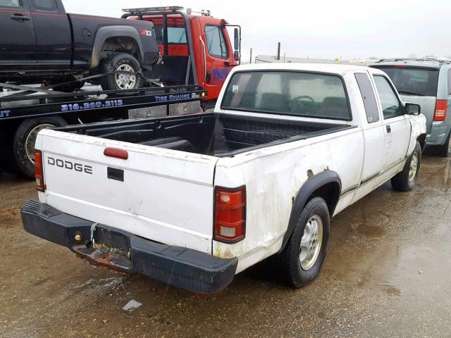 1B7GL23X5SW944063 - 1995 DODGE DAKOTA WHITE photo 4