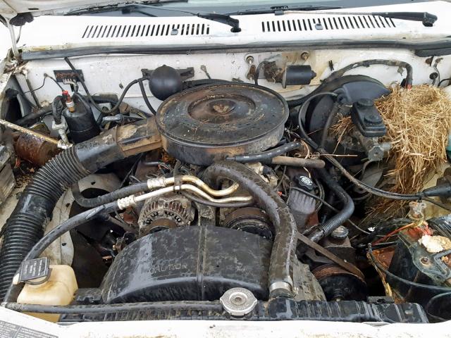 1B7GL23X5SW944063 - 1995 DODGE DAKOTA WHITE photo 7