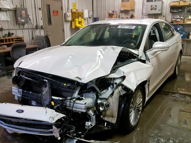 3FA6P0D95FR114444 - 2015 FORD FUSION TIT WHITE photo 2