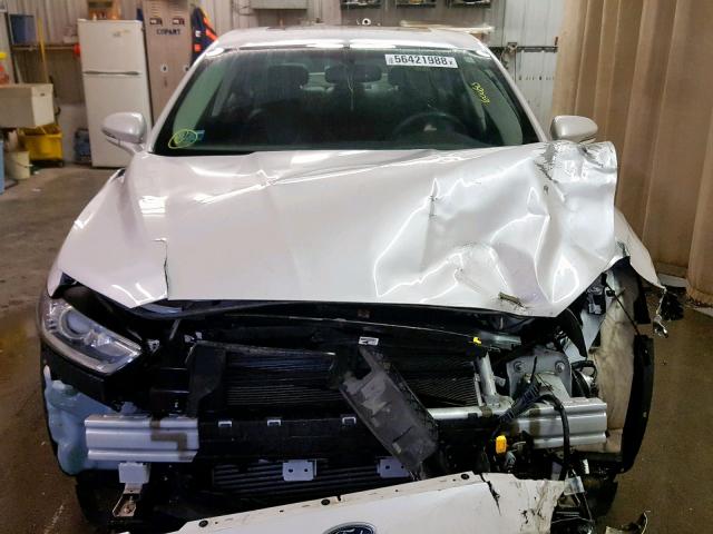 3FA6P0D95FR114444 - 2015 FORD FUSION TIT WHITE photo 9