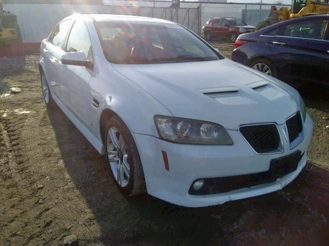 6G2ER57789L201210 - 2009 PONTIAC G8 WHITE photo 1