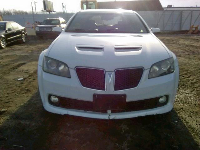 6G2ER57789L201210 - 2009 PONTIAC G8 WHITE photo 9