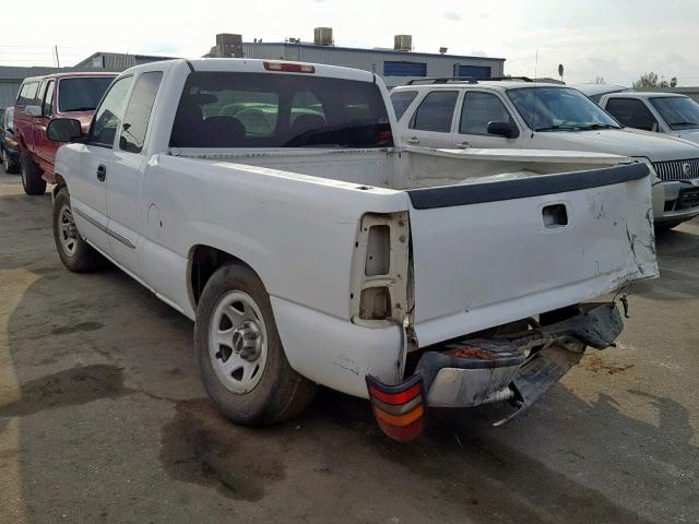 1GTEC19V25Z134366 - 2005 GMC NEW SIERRA WHITE photo 3