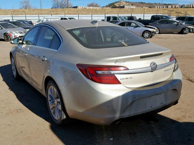 2G4GN5EX5F9159979 - 2015 BUICK REGAL PREM BEIGE photo 3