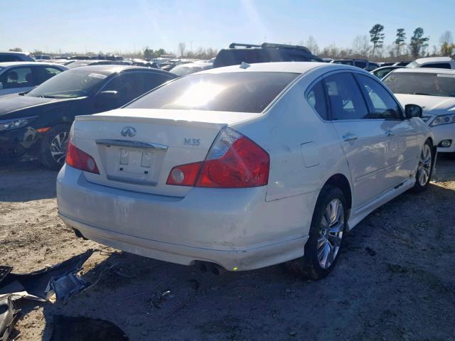 JNKAY01E07M302350 - 2007 INFINITI M35 BASE WHITE photo 4