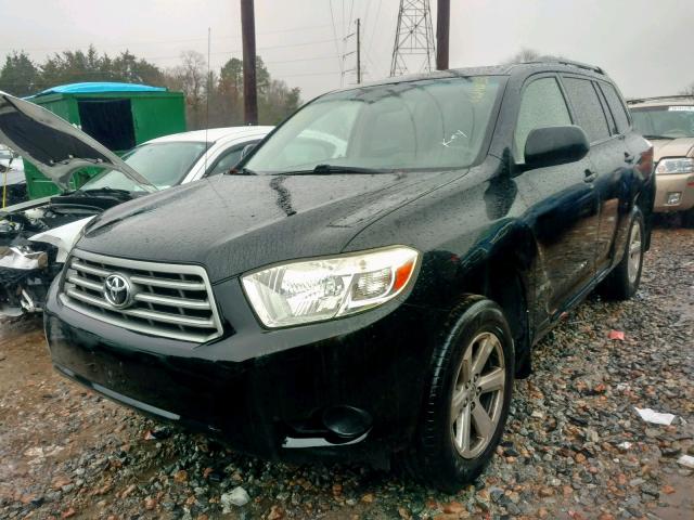 JTEES41A982012240 - 2008 TOYOTA HIGHLANDER BLACK photo 2