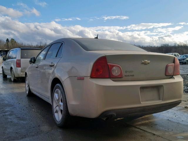 1G1ZB5E14BF168930 - 2011 CHEVROLET MALIBU LS ოქროსფერი ფოტო 3