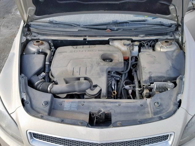 1G1ZB5E14BF168930 - 2011 CHEVROLET MALIBU LS ოქროსფერი ფოტო 7