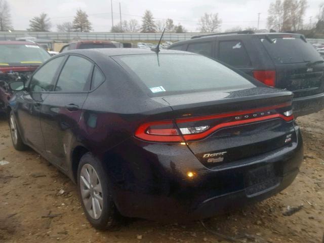 1C3CDFBB6ED668750 - 2014 DODGE DART SXT BLACK photo 3