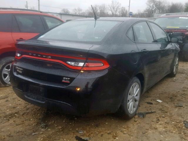 1C3CDFBB6ED668750 - 2014 DODGE DART SXT BLACK photo 4