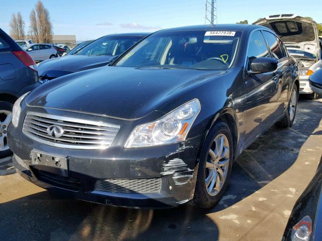 JNKCV61E09M311668 - 2009 INFINITI G37 BASE BLACK photo 2