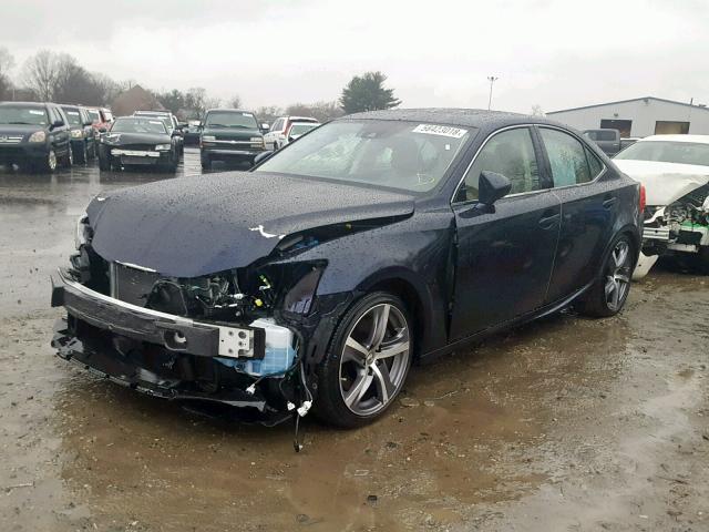 JTHC81D28J5028462 - 2018 LEXUS IS 300 BLUE photo 2