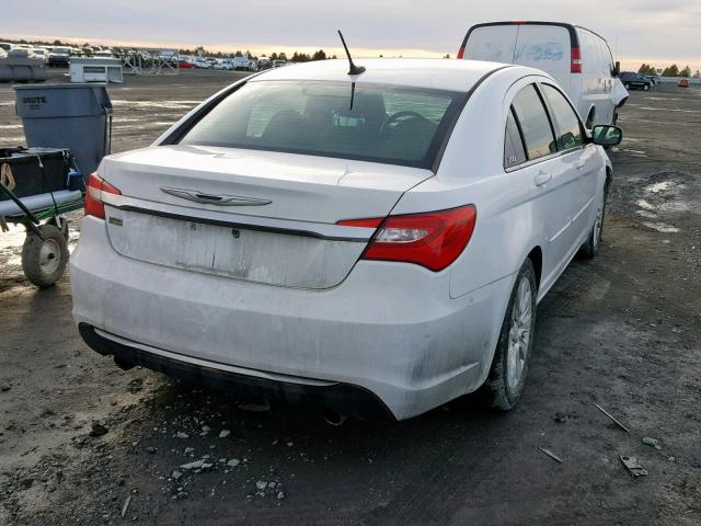 1C3BC4FG8BN553873 - 2011 CHRYSLER 200 LX WHITE photo 4