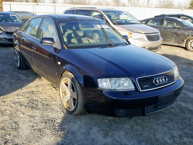 WAULT64B22N120386 - 2002 AUDI A6 3.0 QUA BLUE photo 1