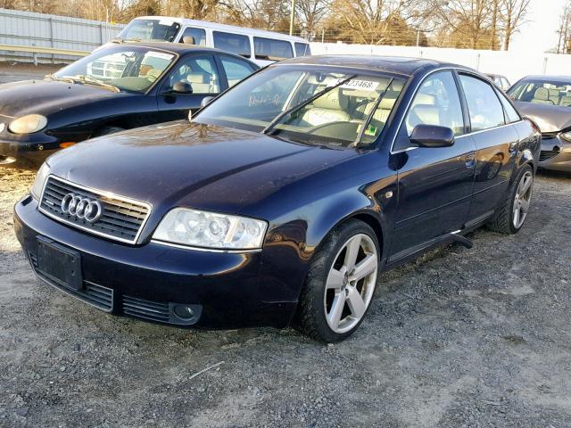 WAULT64B22N120386 - 2002 AUDI A6 3.0 QUA BLUE photo 2