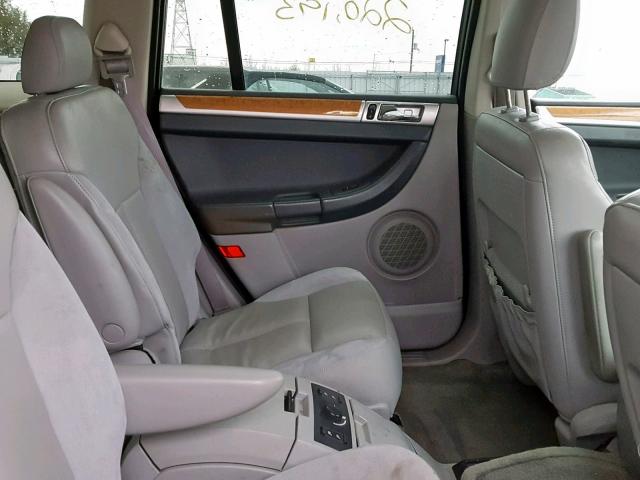 2A8GF78X67R354847 - 2007 CHRYSLER PACIFICA L BLACK photo 6