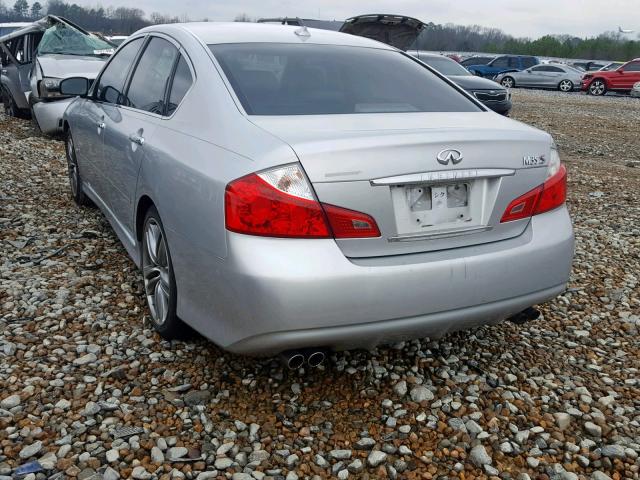 JNKCY01E89M800047 - 2009 INFINITI M35 BASE GRAY photo 3