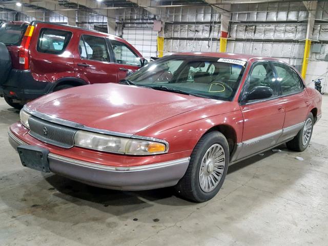 2C3ED46FXRH166780 - 1994 CHRYSLER NEW YORKER RED photo 2