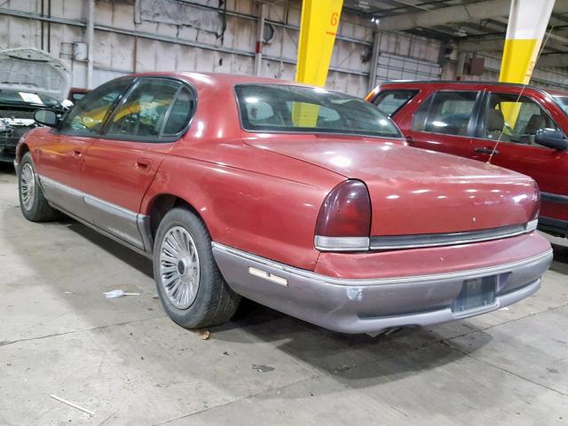 2C3ED46FXRH166780 - 1994 CHRYSLER NEW YORKER RED photo 3