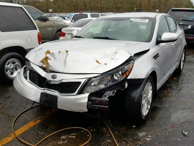 5XXGM4A79CG032745 - 2012 KIA OPTIMA LX SILVER photo 2