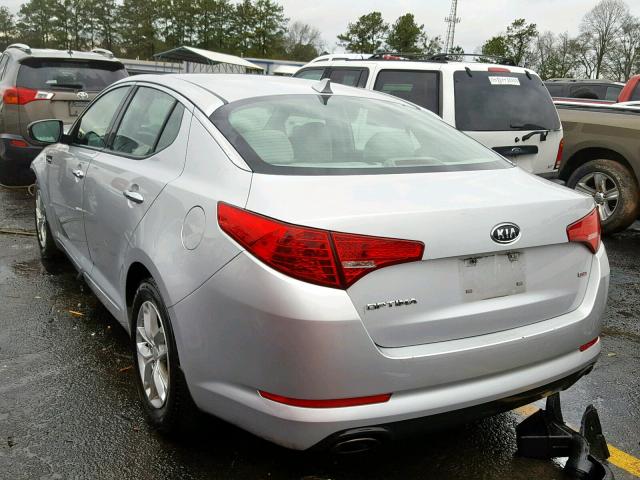 5XXGM4A79CG032745 - 2012 KIA OPTIMA LX SILVER photo 3