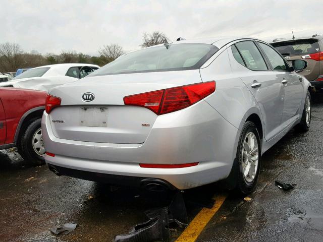 5XXGM4A79CG032745 - 2012 KIA OPTIMA LX SILVER photo 4