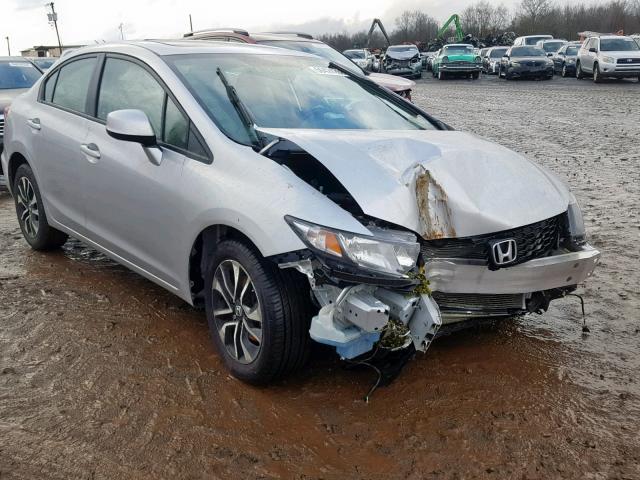 19XFB2F94DE223919 - 2013 HONDA CIVIC EXL SILVER photo 1