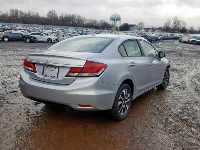 19XFB2F94DE223919 - 2013 HONDA CIVIC EXL SILVER photo 4