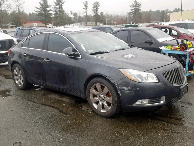 2G4GT5GV1D9154339 - 2013 BUICK REGAL PREM GRAY photo 1