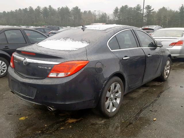 2G4GT5GV1D9154339 - 2013 BUICK REGAL PREM GRAY photo 4