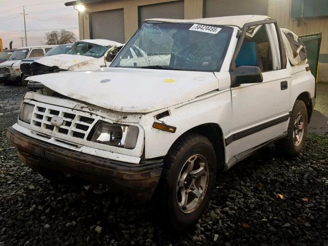 2CNBE18U0N6909096 - 1992 GEO TRACKER WHITE photo 2