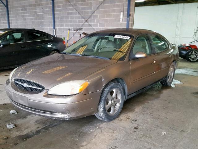 1FAFP55U82A185559 - 2002 FORD TAURUS SES GOLD photo 2