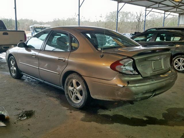 1FAFP55U82A185559 - 2002 FORD TAURUS SES GOLD photo 3