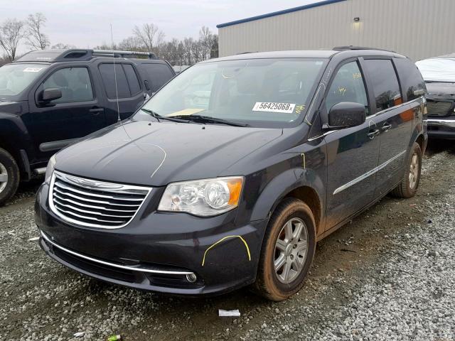 2C4RC1BG4CR348831 - 2012 CHRYSLER TOWN & COU GRAY photo 2