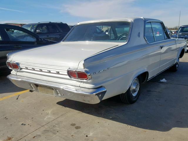 LP23B69129872 - 1966 DODGE DART GT WHITE photo 4