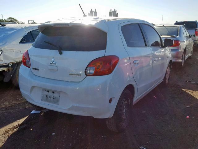 ML32A3HJ9FH004968 - 2015 MITSUBISHI MIRAGE DE WHITE photo 4