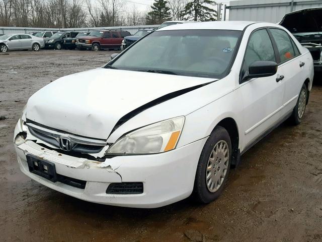 1HGCM56106A049251 - 2006 HONDA ACCORD VAL WHITE photo 2