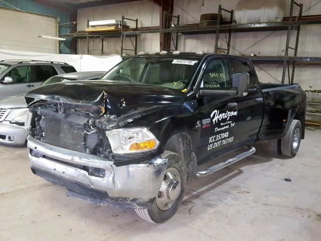 3C63DRGL4CG132191 - 2012 DODGE RAM 3500 S BLACK photo 2