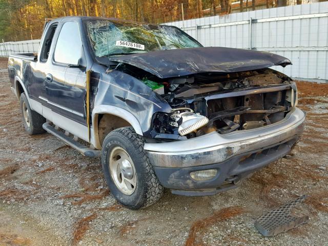 2FTRX18W8YCA07641 - 2000 FORD F150 BLUE photo 1