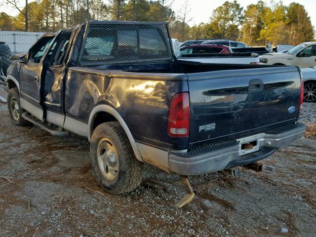 2FTRX18W8YCA07641 - 2000 FORD F150 BLUE photo 3