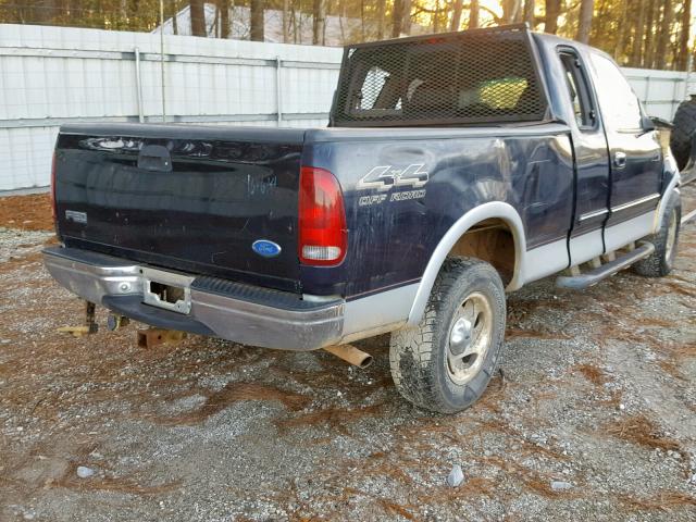 2FTRX18W8YCA07641 - 2000 FORD F150 BLUE photo 4