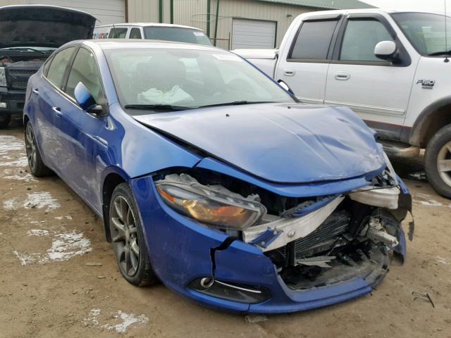 1C3CDFBH9DD230632 - 2013 DODGE DART SXT BLUE photo 1