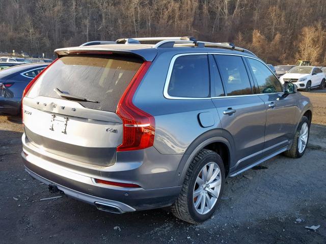 YV4A22PK9H1135479 - 2017 VOLVO XC90 T6 GRAY photo 4